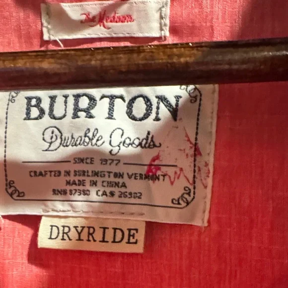 Burton Men's Hooded snowboarding Jacket  🏂 -medium - Picture 4 of 16